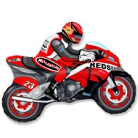 Fm (12''/30 см) /Мини-фигура, Мотоцикл, Красный, 5 шт.