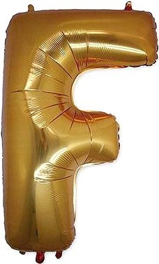 Gr (40''/102см) /БУКВА F Gold
