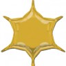 An (22''/56см) /Шестиконечник Металлик Gold