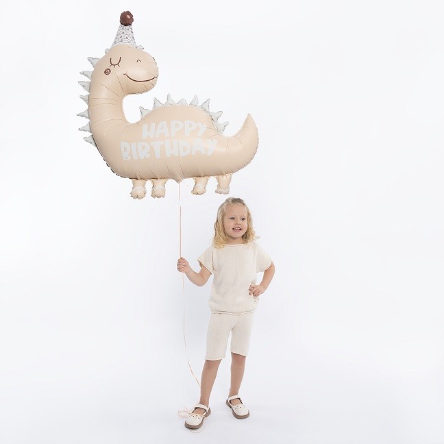 Fa (39''/99 см) Фигура, Динозаврик в колпачке, Сатин, 1 шт.