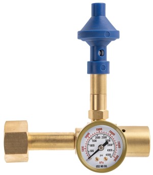 Насадка с манометром и клапаном гелий/воздух 60/40, 1 шт.