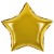 Fa (24''/61 см) Звезда, Золото, Металлик, 1 шт.