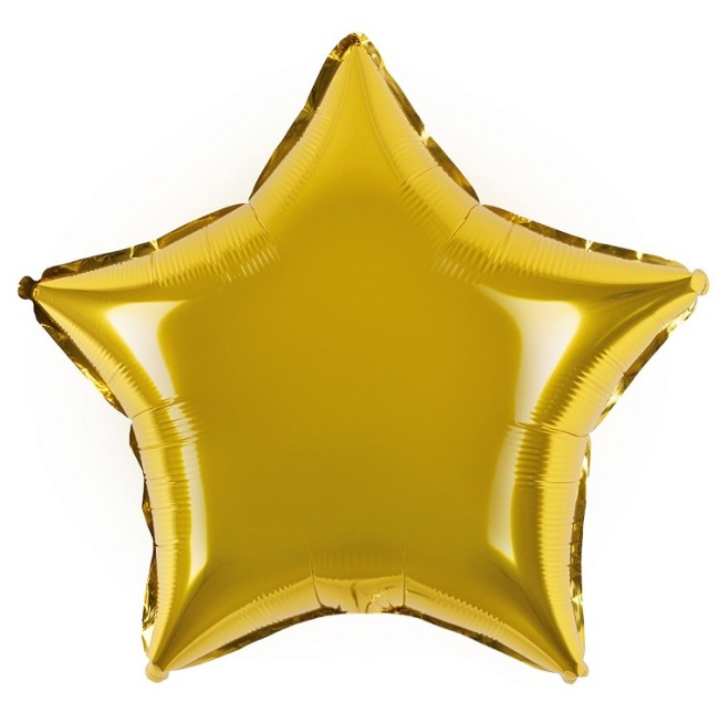 Fa (24''/61 см) Звезда, Золото, Металлик, 1 шт.