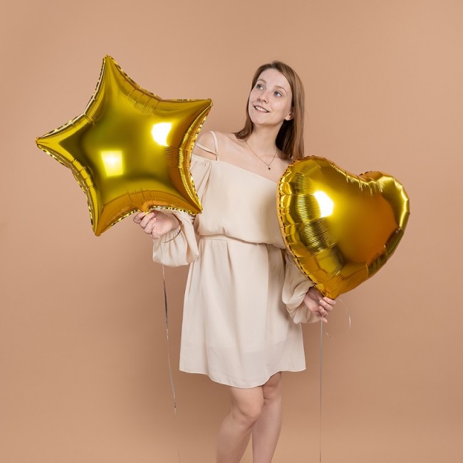 Fa (24''/61 см) Звезда, Золото, Металлик, 1 шт.