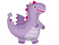 Fm (36"/92 см) Фигура Дракон фиолетовый, 1 шт.