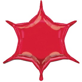 An (22''/56см) /Шестиконечник Металлик Red
