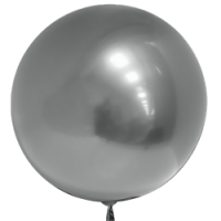 Fa (18''/46 см) Сфера 3D, Deco Bubble, Серебро, Хром, 1 шт.