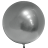 Fa (18''/46 см) Сфера 3D, Deco Bubble, Серебро, Хром, 1 шт.