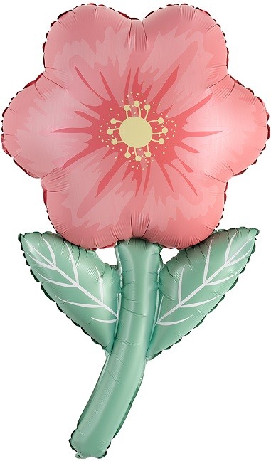 Fa (38''/97 см) Цветок, Нежный анемон, Розовый, 1 шт.