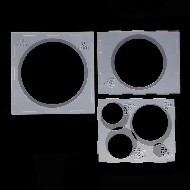 Разборный калибратор для измерения шаров, Прозрачный, 29*29 см, 1 шт.