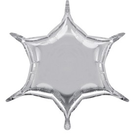 An (22''/56см) /Шестиконечник Металлик Silver