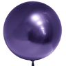 Fa (18''/46 см) Сфера 3D, Deco Bubble, Фиолетовый, Хром, 1 шт.