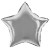 Fa (24''/61 см) Звезда, Серебро, Металлик, 1 шт.