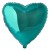 Fm (18''/45 см) /СЕРДЦЕ Металлик Turquoise, 1 шт.