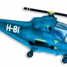 Fm (17''/43 см) /Мини-фигура, Вертолет, Синий, 5 шт.