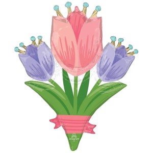 An (46''/117 см) ФИГУРА/P35 Тюльпаны Букет, в уп. 1 шт.