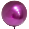 Fa (18''/46 см) Сфера 3D, Deco Bubble, Фуше, Хром, 1 шт.