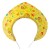 Кокошник-Ободок Узор желтый, 1 шт.