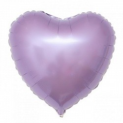Fm (18''/45 см) /СЕРДЦЕ Металлик Lilac, 1 шт.
