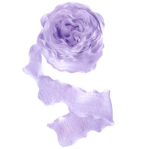 Лента тканевая (4 см*9,14 м) Нежная волна, Сиреневый, 1 шт.