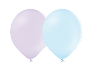 Вb (14''/35 см) Пастель ассорти Экстра MACARON (50 шт.)