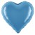 Fa (24''/61 см) Сердце, Голубой, Металлик, 1 шт.
