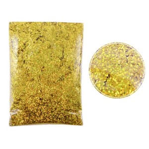 Глиттер "Блестки" лазерный Золотой, 1 мм., 100 г.