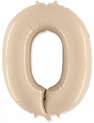 Fm (40''/102 см) Цифра, 0, Кремовый, 1 шт.