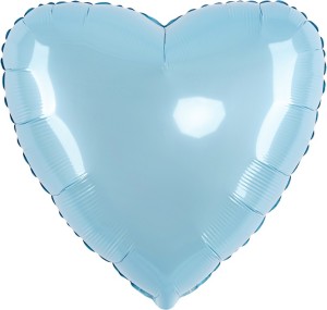 Fm (18''/45 см) /СЕРДЦЕ Пастель Blue, 1 шт.