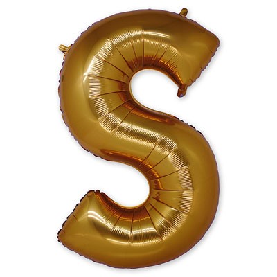 Gr (40''/102см) /БУКВА S Gold