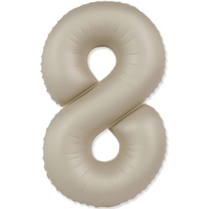 Fm (40''/102 см) Цифра, 8 SLIM Creamy Late, 1 шт. в уп.
