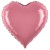 Fa (24''/61 см) Сердце, Розовый, 1 шт.