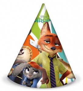 P Колпаки "Зверополис" / Zootropolis / 6 шт. 