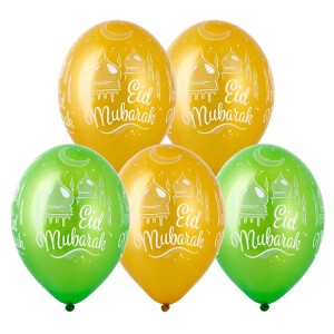 Bb (14''/35 см) Шелкография металлик Ид Мубарак, 25 шт.