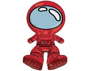 An (22''/56 см) ФИГУРА/A75 AIR Космонавтик среди нас, 1 шт.