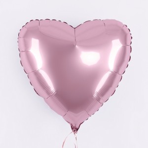 Fm (18''/45 см) /СЕРДЦЕ Пастель Pink, 1 шт.