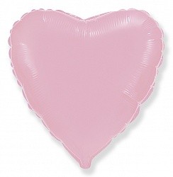 Fm (18''/45 см) /СЕРДЦЕ Пастель Pink, 1 шт.