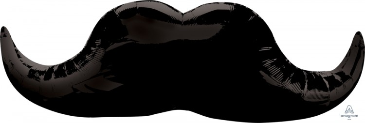 An (35''/88 см) /Фигура, Усы черные, 1 шт.