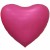 Вз (68''/173 см) СЕРДЦЕ Сатин Pink, 1 шт.