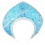 Кокошник-Ободок Узоры голубой/G, 1 шт.