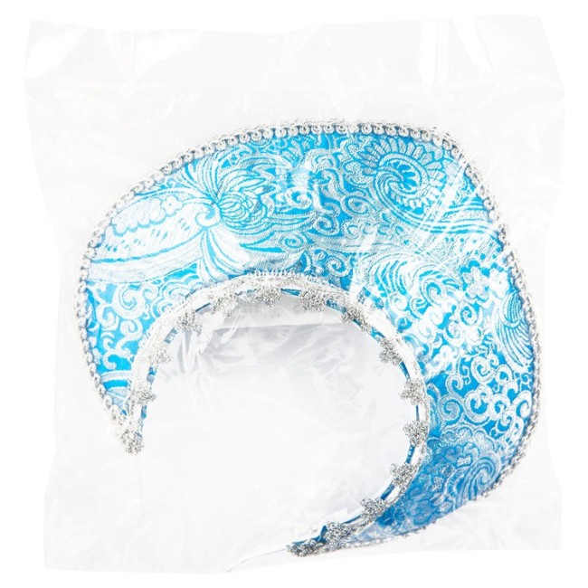 Кокошник-Ободок Узоры голубой/G, 1 шт.