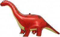 Fa (51"/130 см) Фигура, Динозавр Диплодок, Красный, 1 шт.