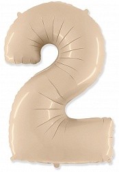 Fm (40''/102 см) Цифра, 2, Кремовый, 1 шт.