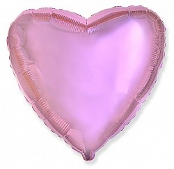 Fm (18''/45 см) /СЕРДЦЕ Металлик Pink, 1 шт.