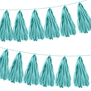 Гирлянда Тассел, Тиффани, 35*12 см, 12 листов. Гирлянда Тассел, Тиффани, 35*12 см, 12 листов.