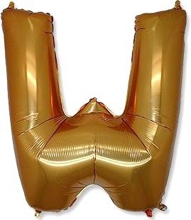 Gr (40''/102см) /БУКВА W Gold