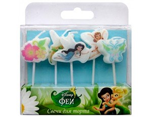 МС Свечи Disney Феи 5шт/А