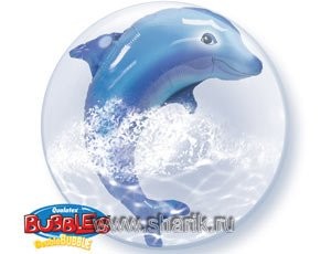 Q (24"/61см) /BUBBLE ИНСАЙДЕР Дельфин