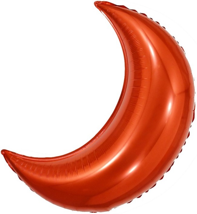 Fa (28''/71 см) Фигура, Полумесяц, Красный, 1 шт.