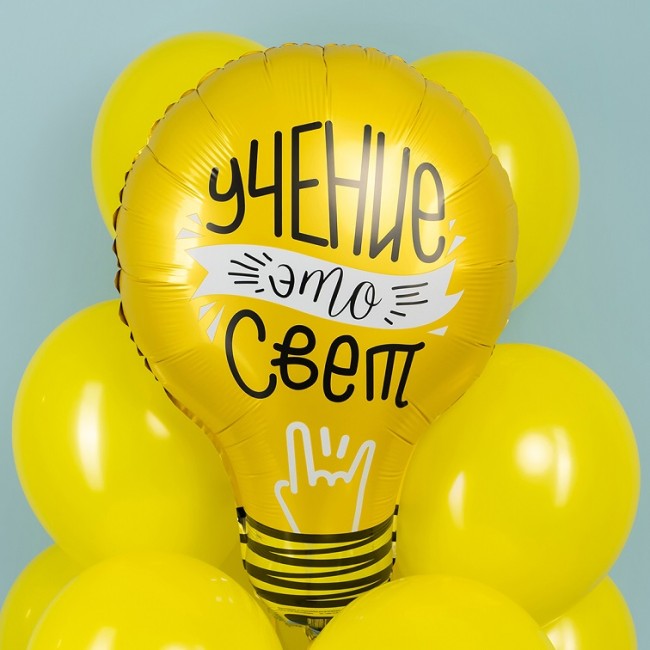 Fa (28''/71 см) Фигура, Лампочка, Учение - Свет!, 1 шт. в уп.